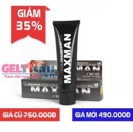 Gel Maxman USA hỗ trợ tăng kích thước dương vật