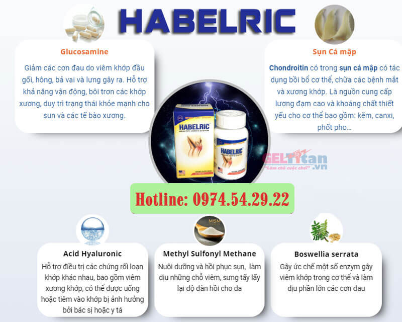 thuốc habelric thành phần 